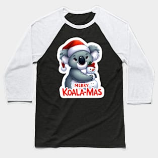 Merry Koala-Mas Baseball T-Shirt